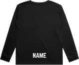 Small Logo Long Sleeve Club Tee w/ Name
