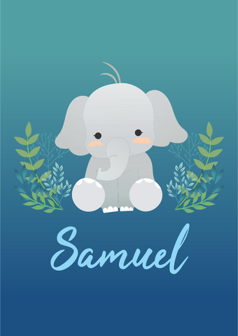 Newborn Blanket - Elephant